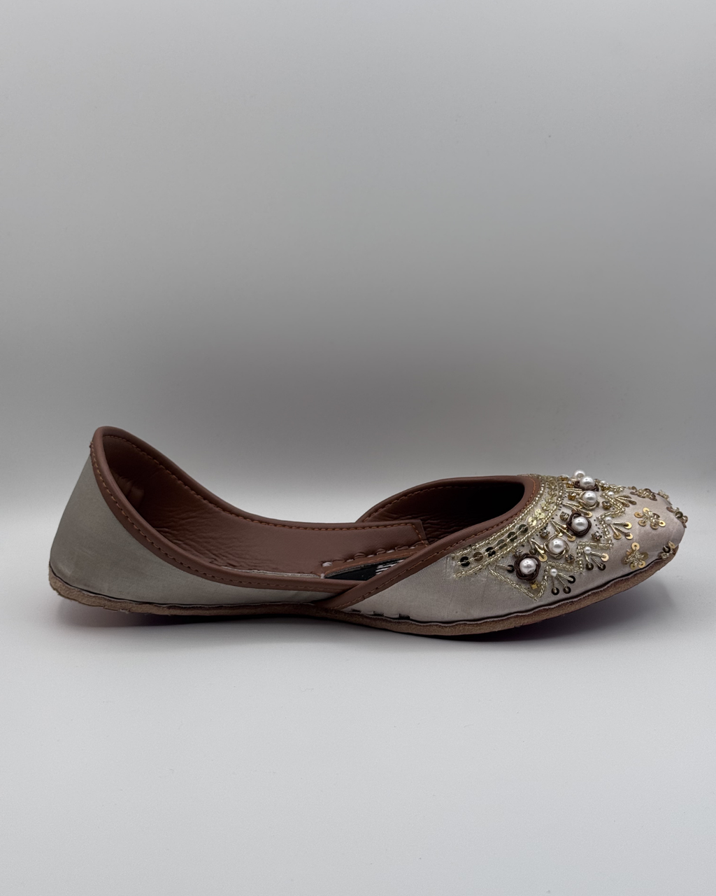 Golden Pearl Khussa For Women