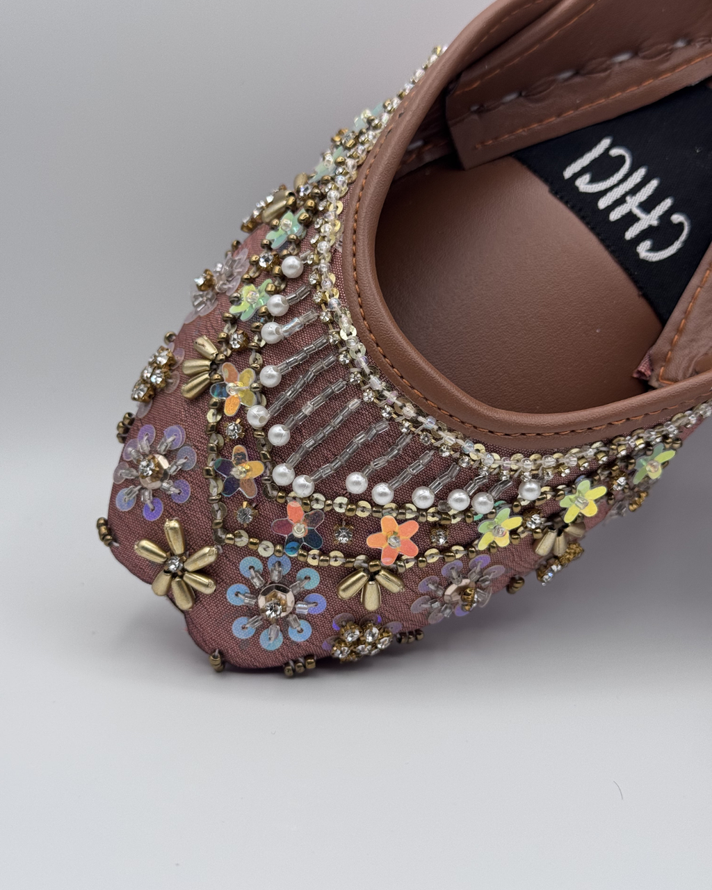 Nude Fancy Khussa For Women