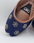 Royal Blue Fancy Khussa For Women