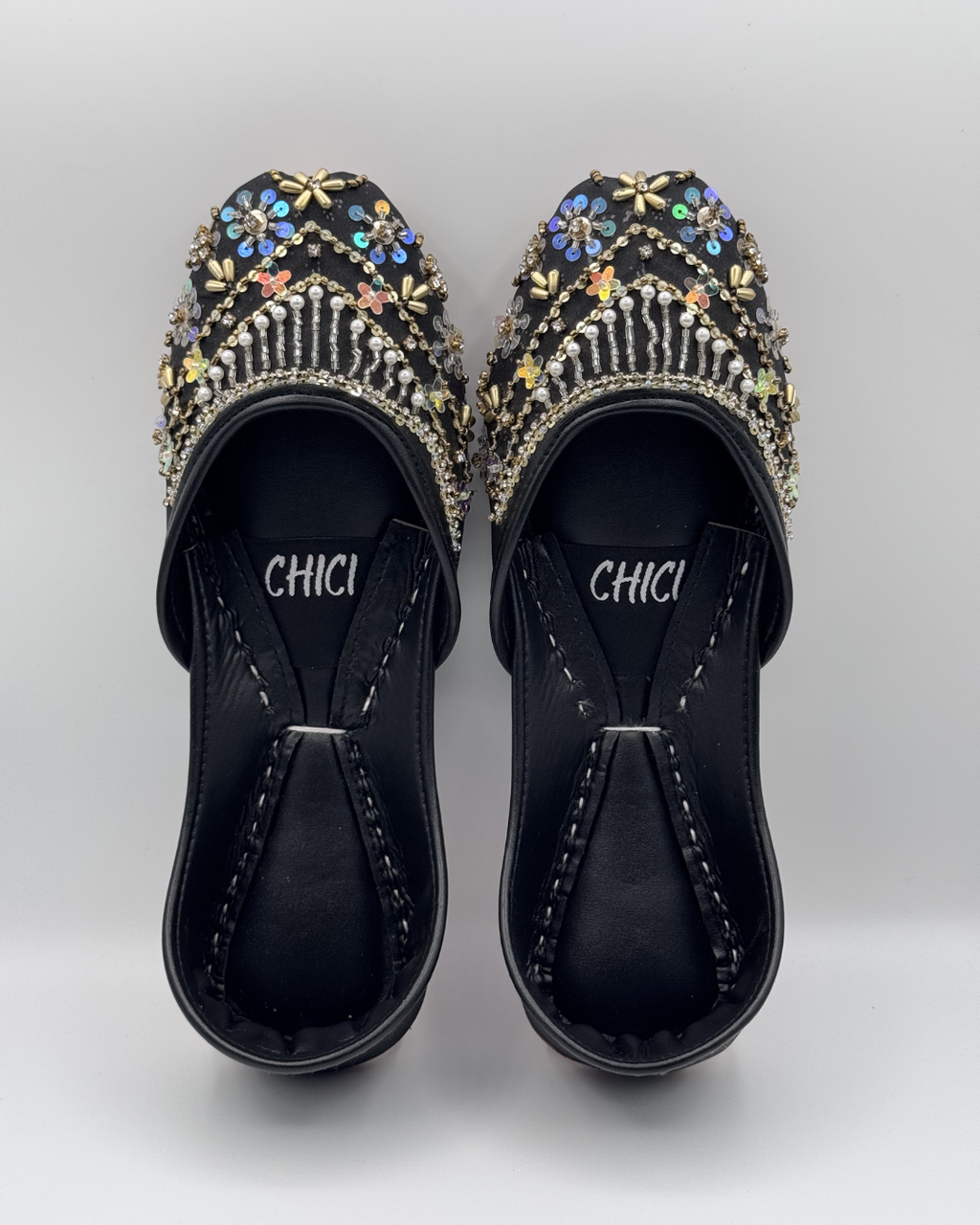 Midnight Aurora Fancy Khussa For Women