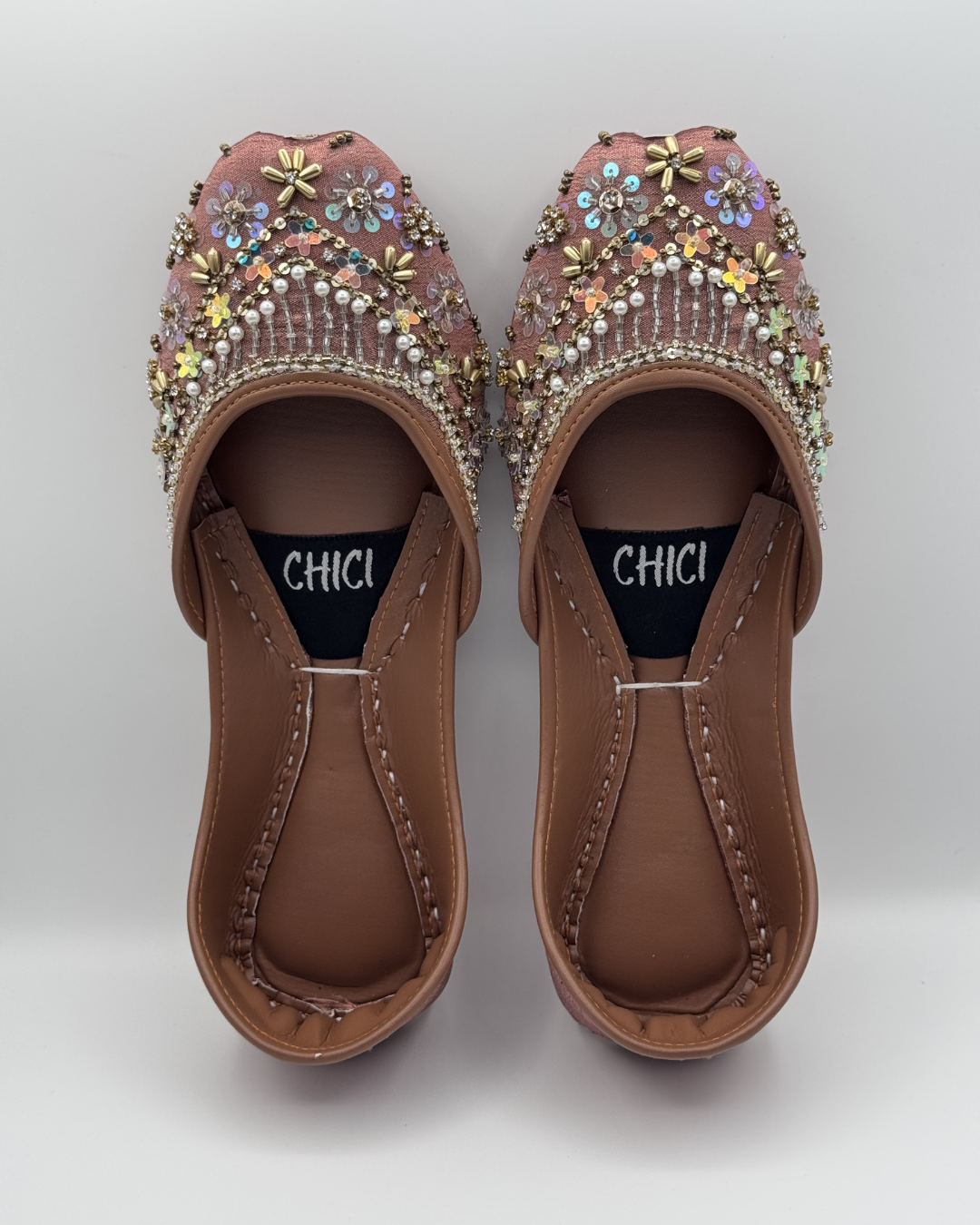 Nude Fancy Khussa For Women