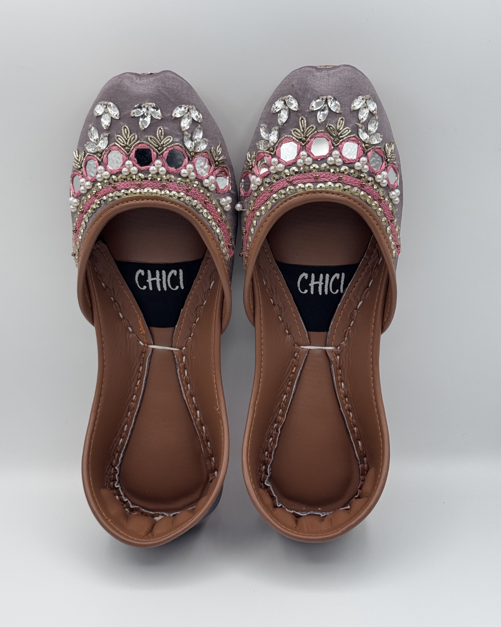 Crystal Rose Fancy Khussa For Women