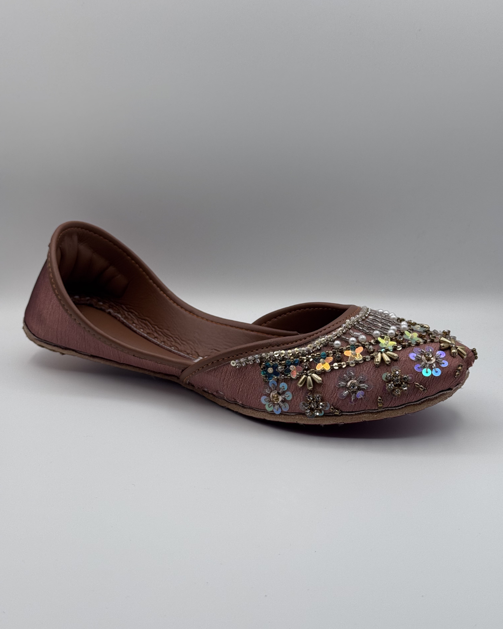 Nude Fancy Khussa For Women