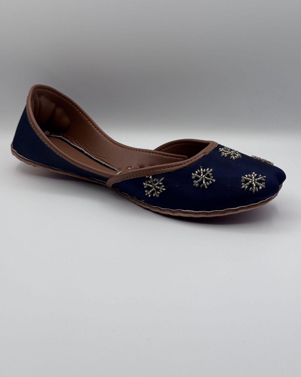 Royal Blue Fancy Khussa For Women