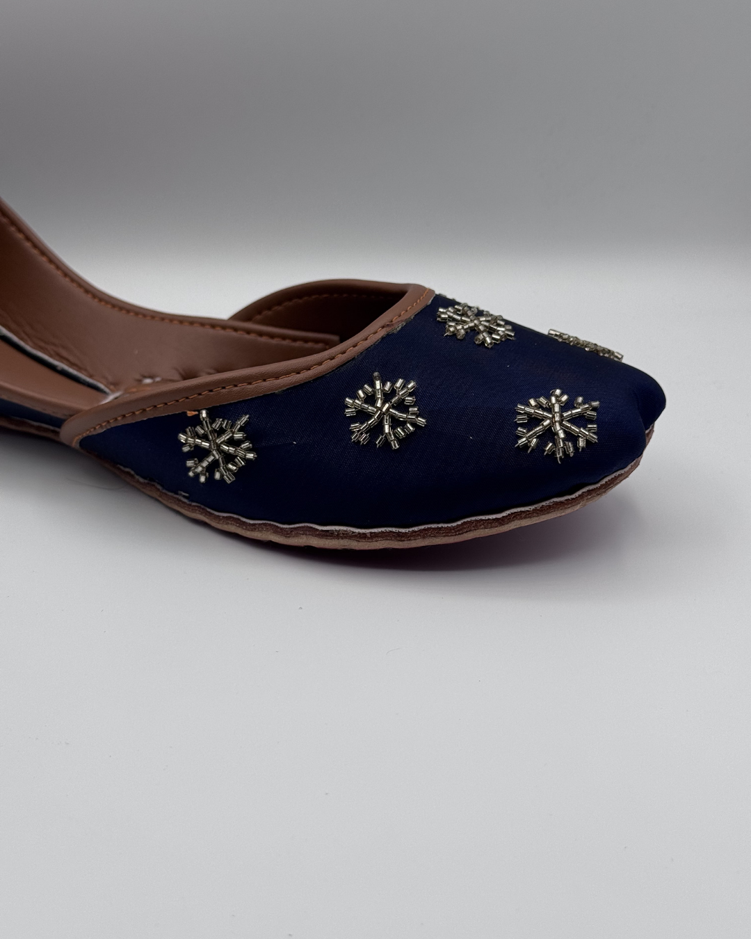 Royal Blue Fancy Khussa For Women