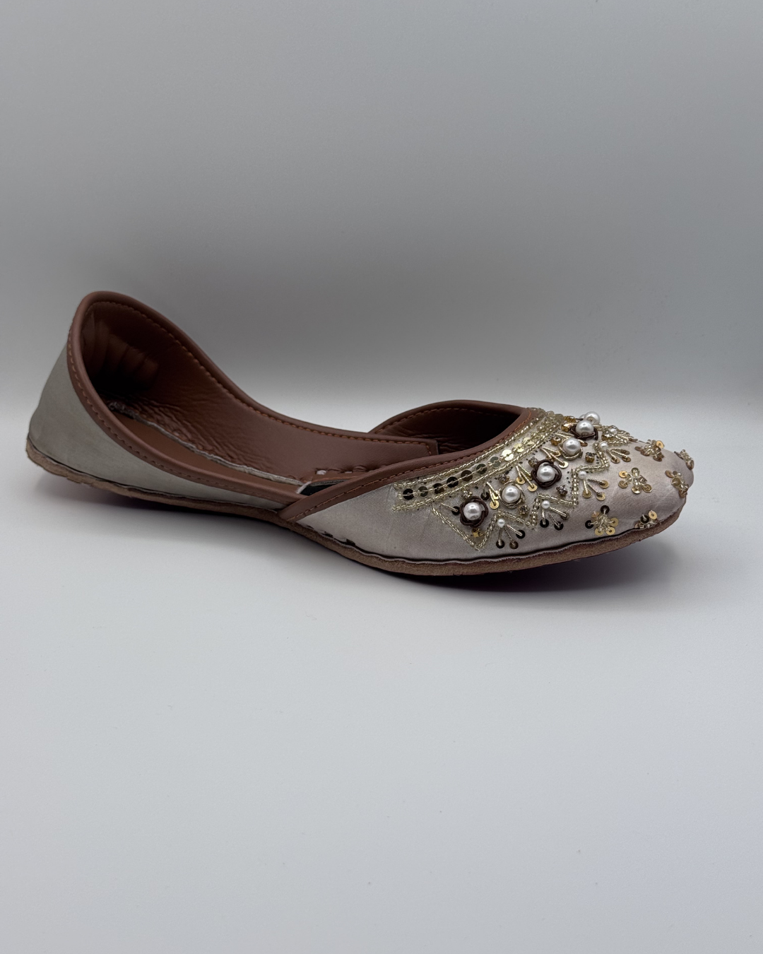 Golden Pearl Khussa For Women