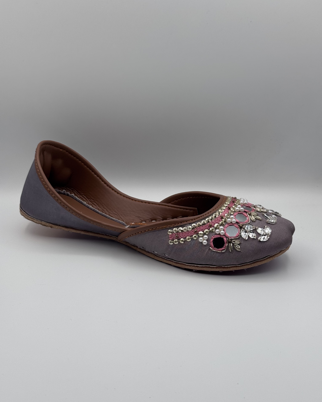Crystal Rose Fancy Khussa For Women